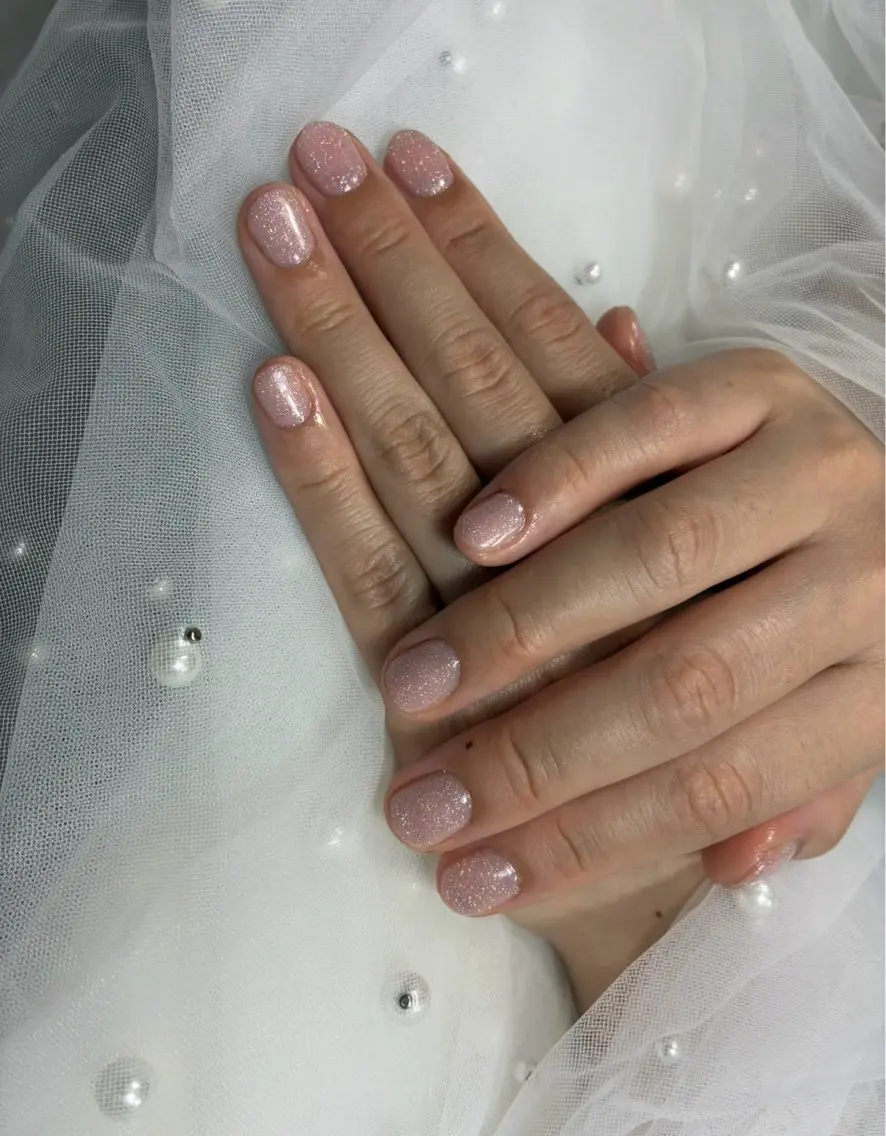 ネイル ジェルネイル ラメ(グリッター) ワンカラーネイル Lino nailのネイルデザイン
