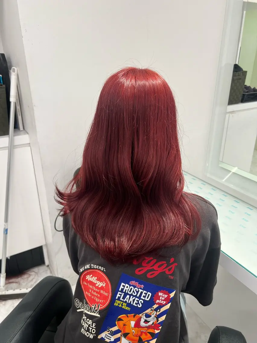 カラー ヘアカラー トリートメント ヘッドスパ ヘアセット ブリーチなし透明感 💗RYOTAのヘアスタイル