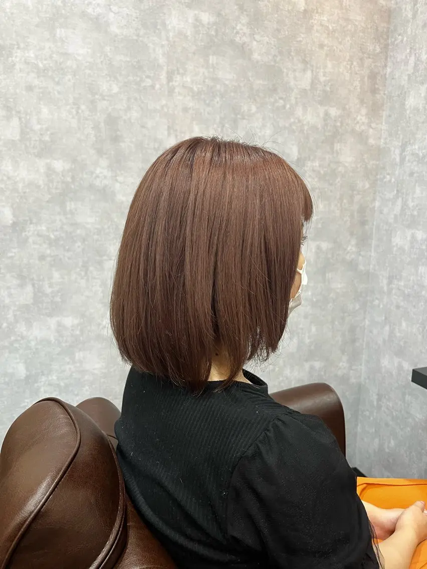 ミディアム カラー ヘアカラー アメイジングヘアー 千歳店 嶋田のヘアスタイル