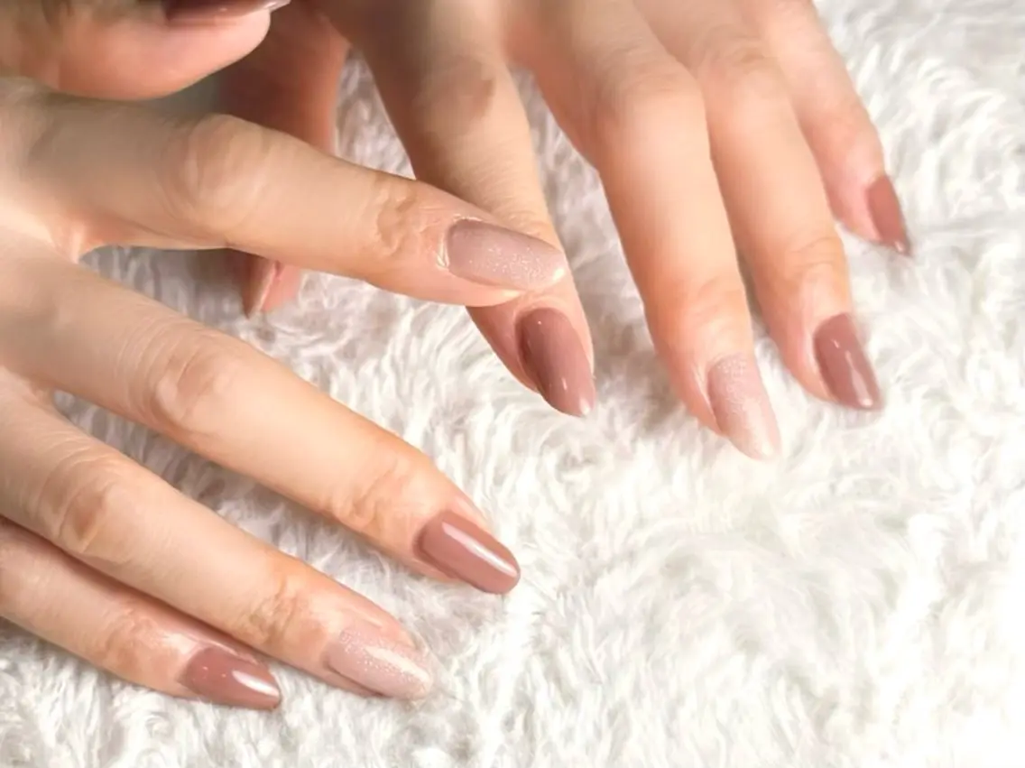 ネイル ハンドネイル BURGUNDY hirokoのネイルデザイン