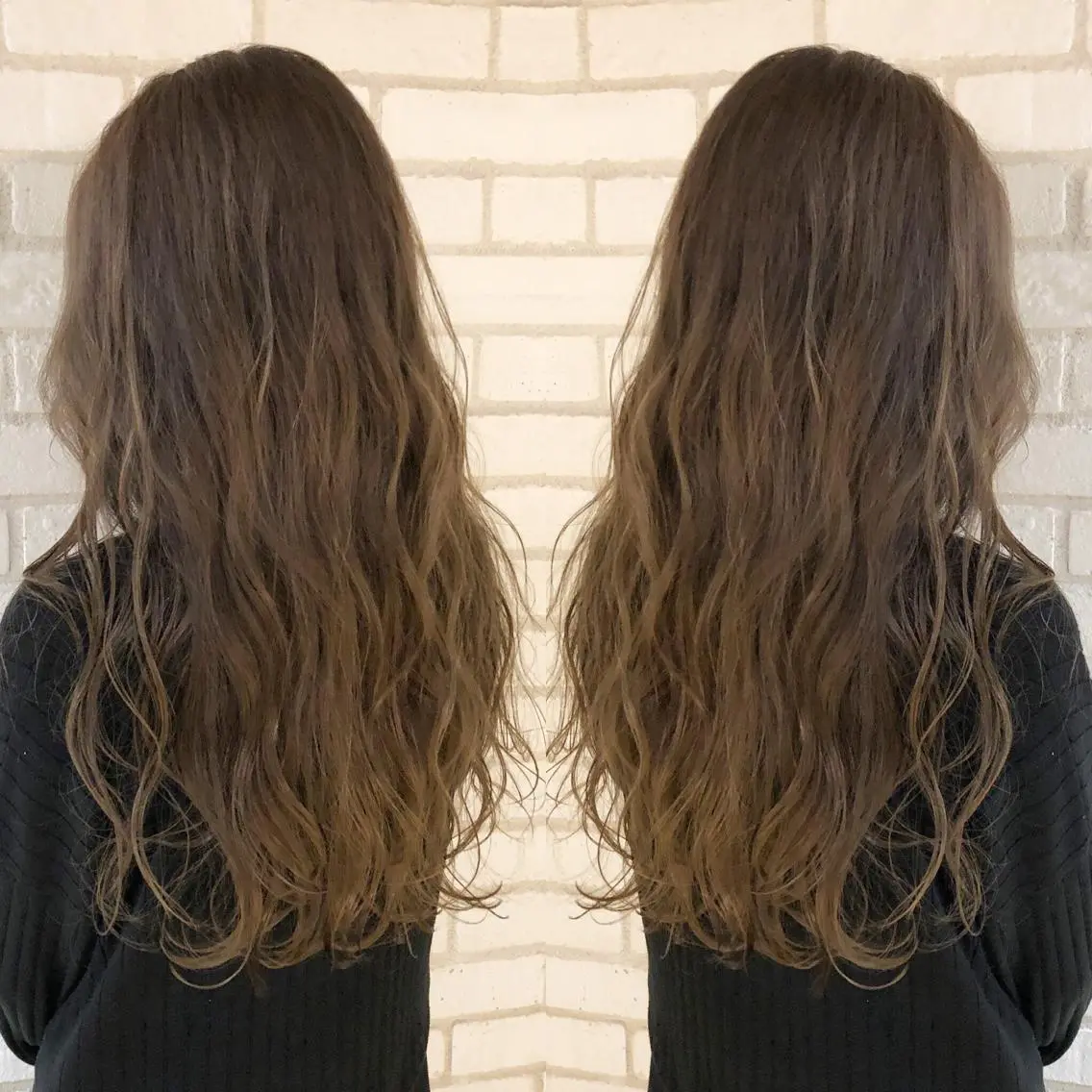 セミロング カラー グレージュ カット ヘアカラー トリートメント 佐藤 高徳のヘアスタイル