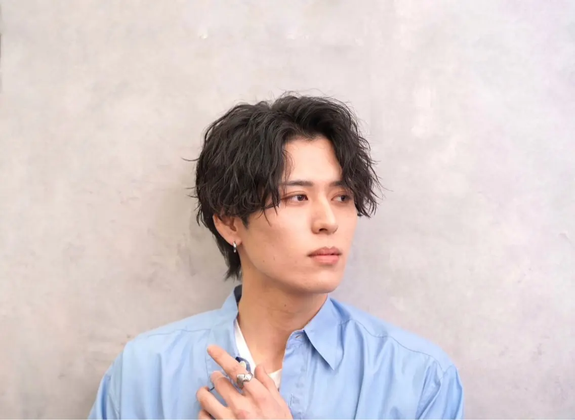 パーマ メンズ カット パーマ ヘアセット 🔥メンズ専門🔥 山田 パーマ大人気◎のヘアスタイル