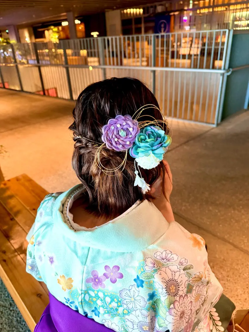 ミディアム 卒業式のヘアスタイル 杉山 愛空逢のヘアスタイル