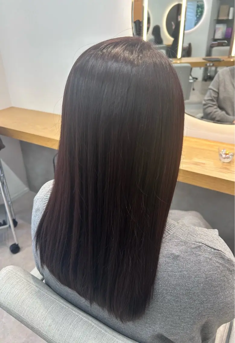 ロング カラー ラベンダーカラー カット ヘアカラー トリートメント ルネ北千住店 Rinoのヘアスタイル