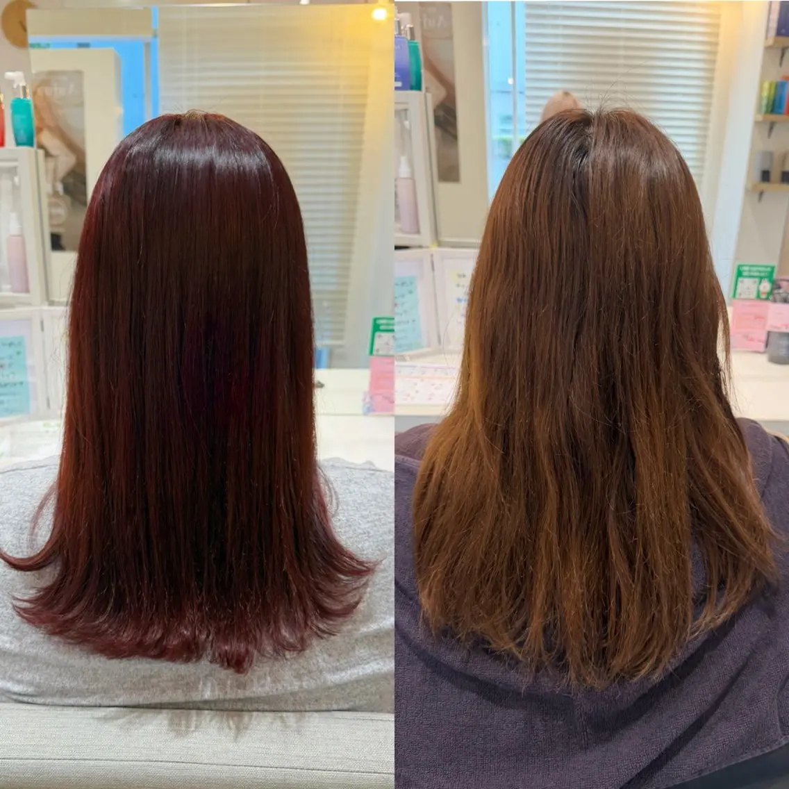 ロング カラー ヘアカラー トリートメント ヘアセット kana/ frames赤羽のヘアスタイル