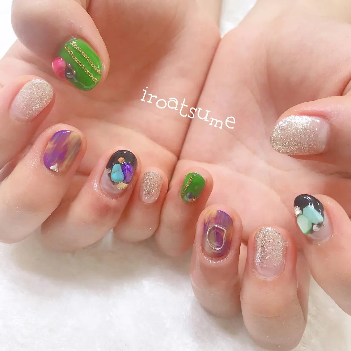 ネイル nail salon iroatsumeのネイルデザイン