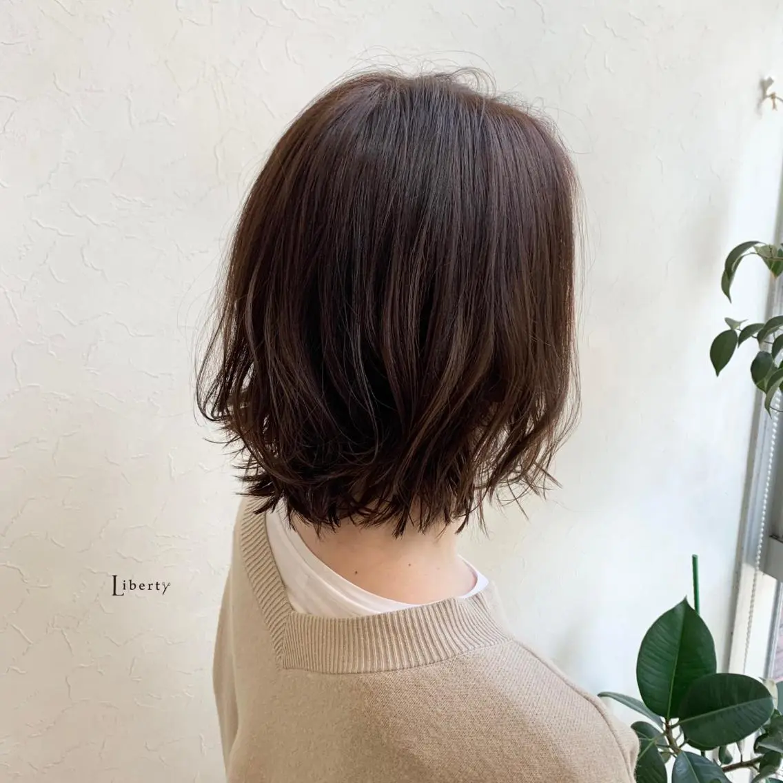 ショート カラー ボブ 伸ばしかけ メンズ指名多数!! 田島史也のヘアスタイル