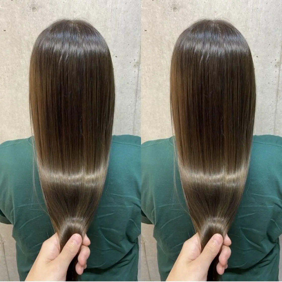 ロング 髪質改善 縮毛矯正 トリートメント ヘアカラー トリートメント 銀座⭐️髪質改善⭐️ 平中　留生のヘアスタイル