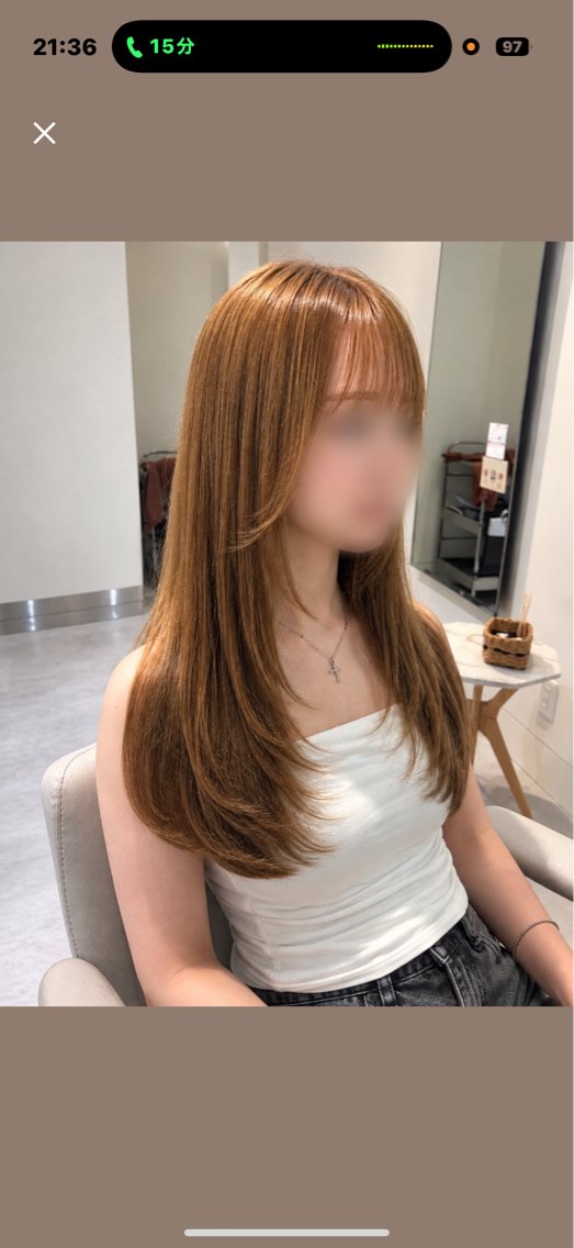 ロング ayuna🎀 三宮/韓国ハイトーンのヘアスタイル