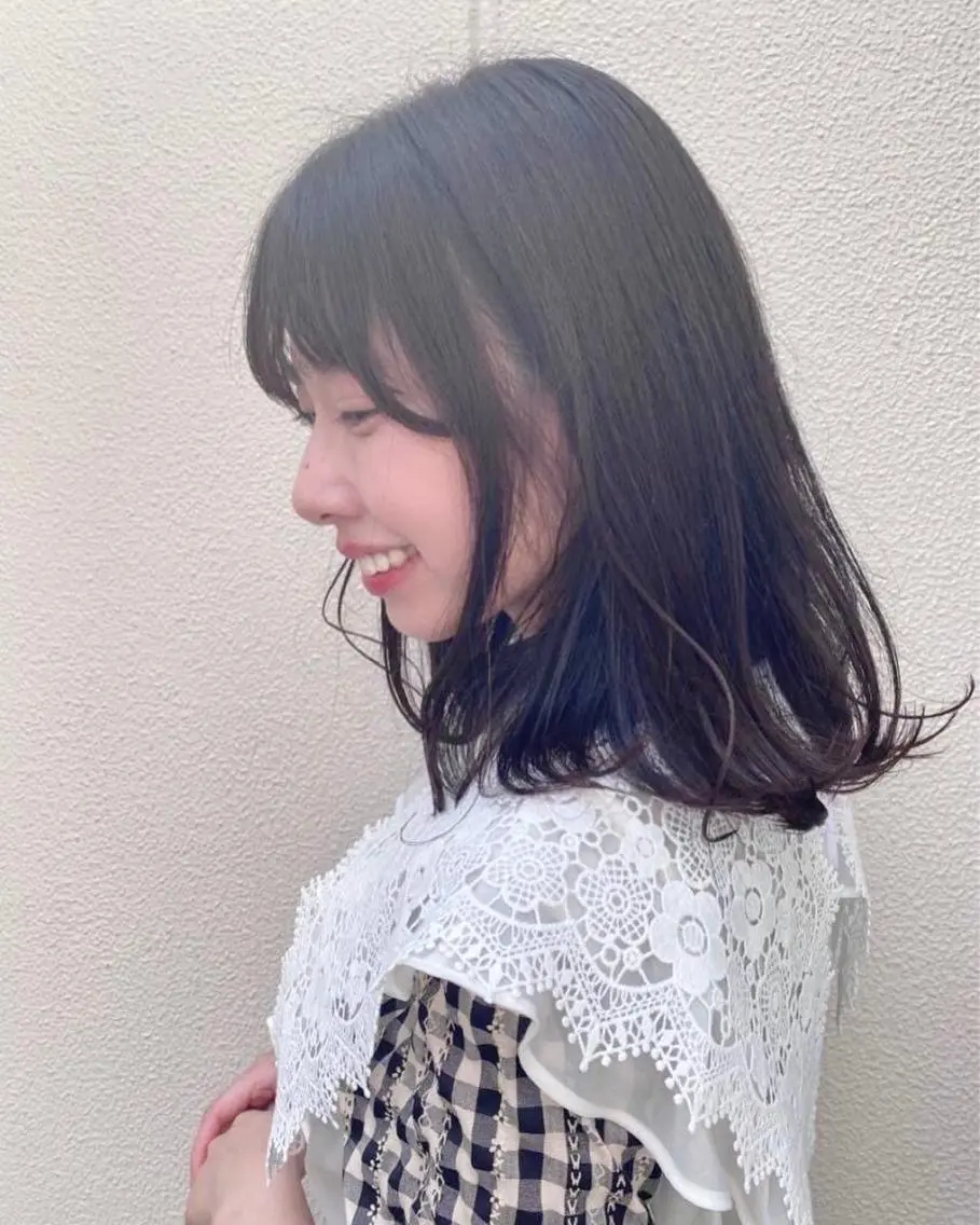 【🍓メンテナンスに🍓】前髪・顔周りカット＋透明感カラー＋トリートメントの写真