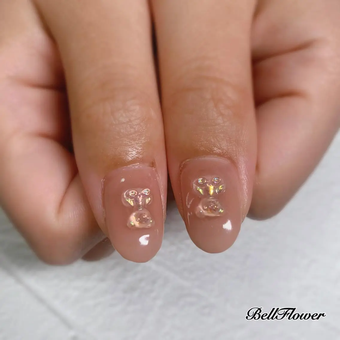 ネイル ハンドネイル Bell Flowerのネイルデザイン