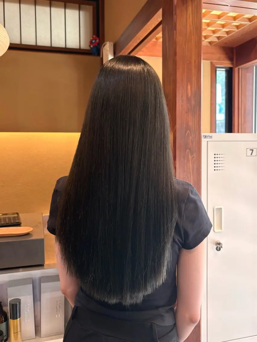 ロング カラー ブラウンカラー 透明感カラー ミント ヘアカラー saho ⟡.·のヘアスタイル
