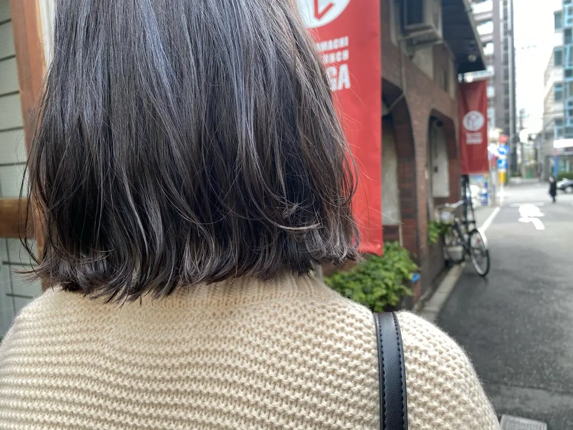 ミディアム カラー 才門 真菜のヘアスタイル