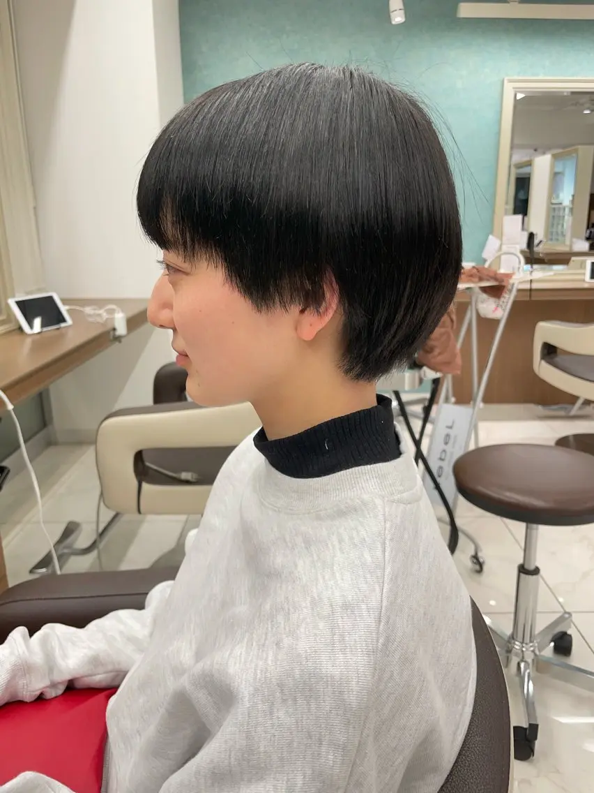 ショート ショートヘア カット 店長福島成美/髪質 改善縮毛矯正/カラーのヘアスタイル