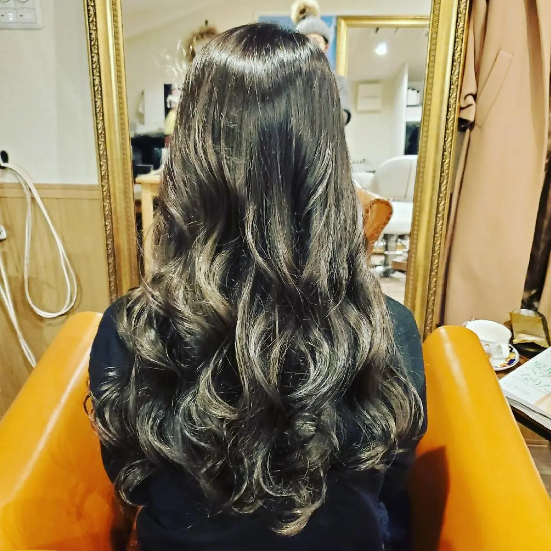 ロング カラー アディクシーカラー 外国人風カラー トリートメント カット ヘアカラー トリートメント spa hair ark 富井直美のヘアスタイル