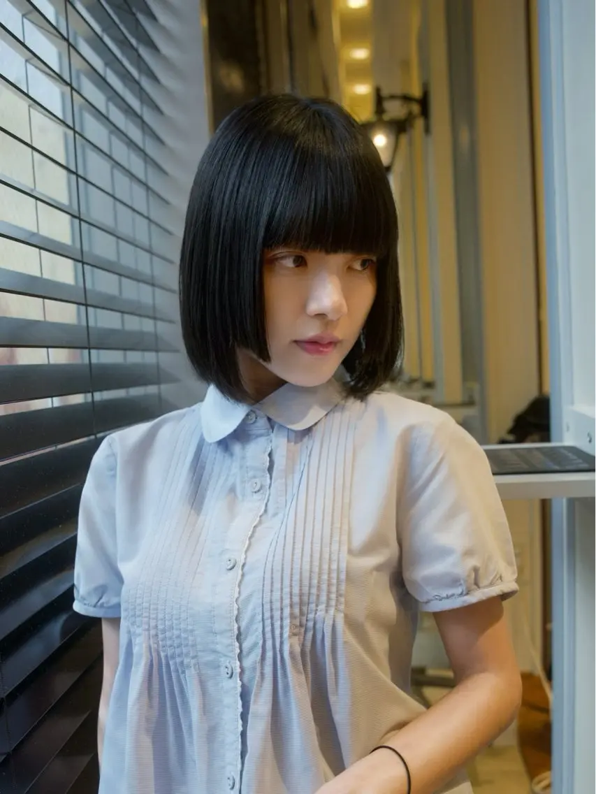 ショート カット 梅本 佳容子のヘアスタイル