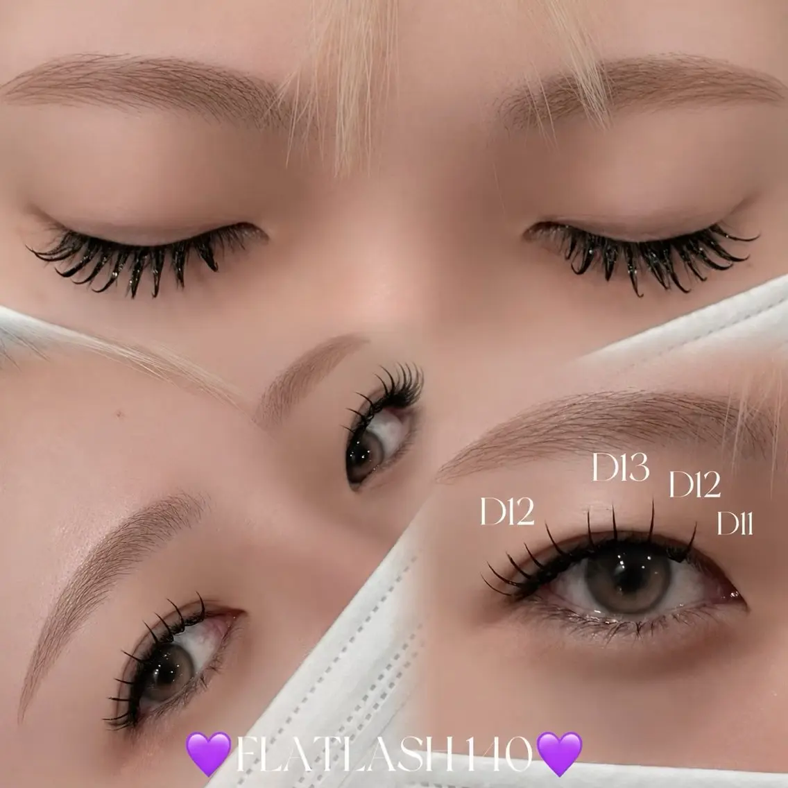 マツエク・マツパ LEDマツエク💜 YUIのマツエク・マツパデザイン