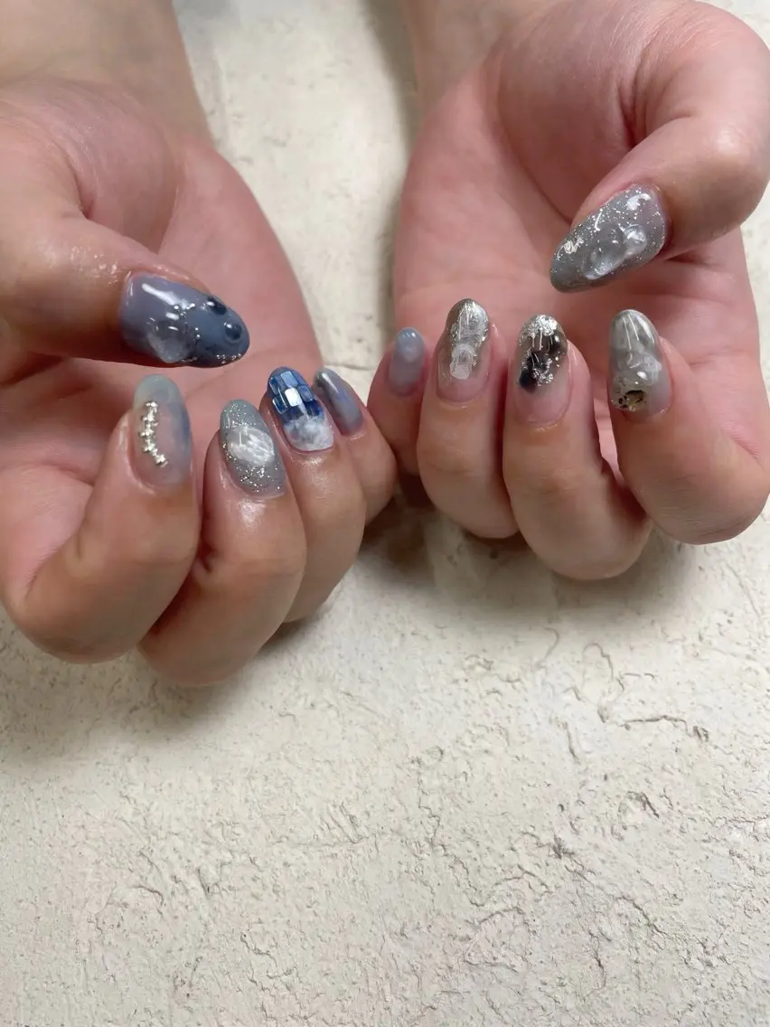 ネイル ハンドネイル nuás ニュアーズ miaのネイルデザイン