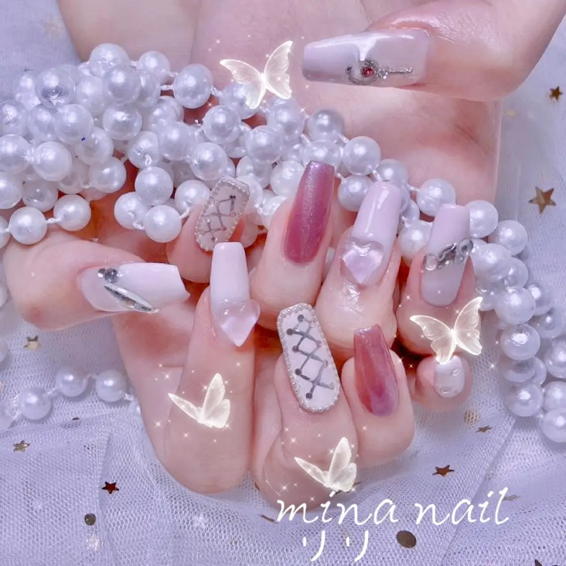 ネイル 🎀まゆ 🪽🐾のネイルデザイン