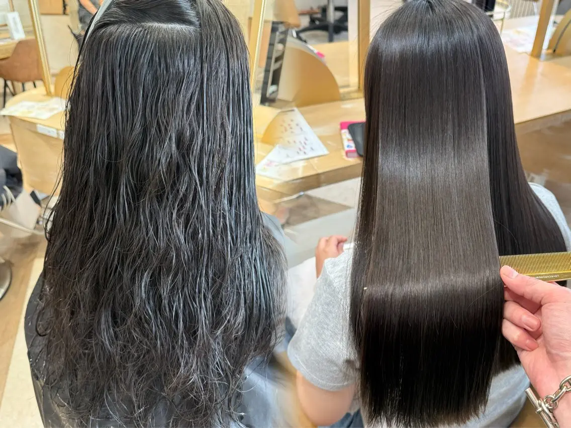 【6月限定梅雨対策】プレミアム縮毛矯正＋カット＋1STEPトリートメントの写真