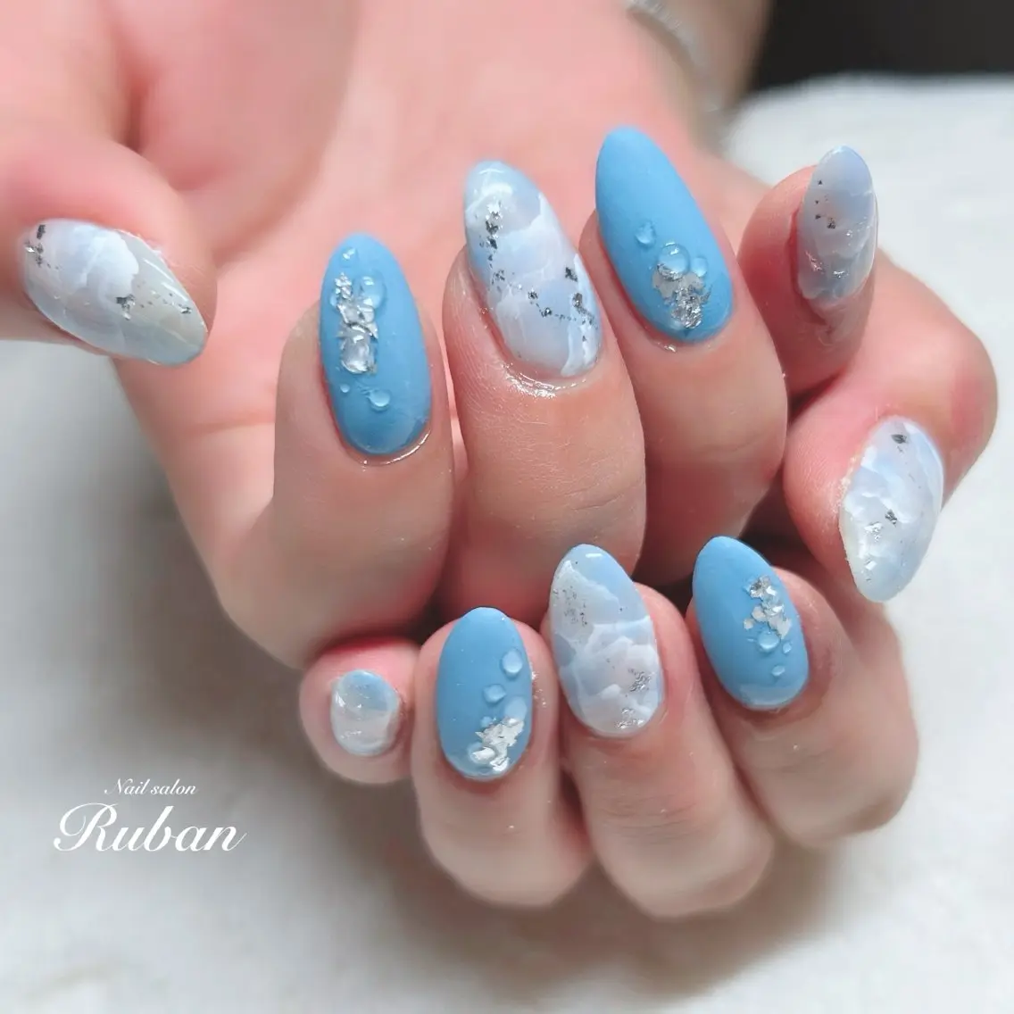 ネイル アートネイル 持ち込み 夏ネイル Nail salon Rubanのネイルデザイン