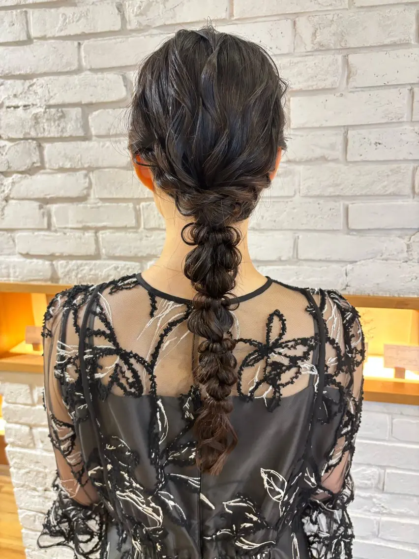 ロング ヘアアレンジ ヘアセット しみず さくら🌸のヘアスタイル