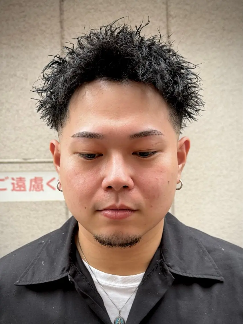 ショート パーマ ツイストパーマ STUG’S 上野御徒町/前田桃果のヘアスタイル