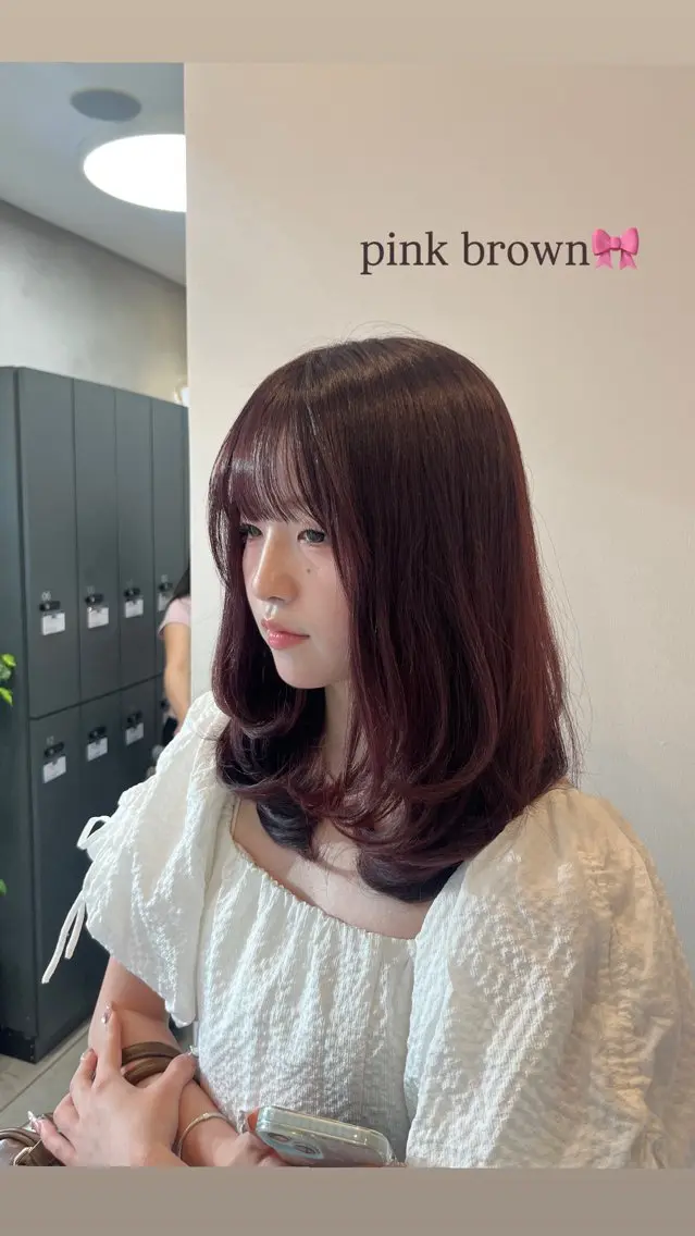 ミディアム Maya /カラーモデルのヘアスタイル