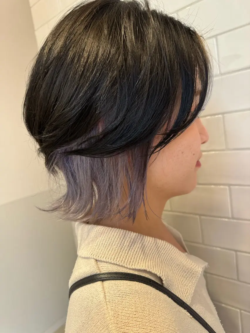 ショート ヘアカラー トリートメント 大阪 美容師 林のヘアスタイル