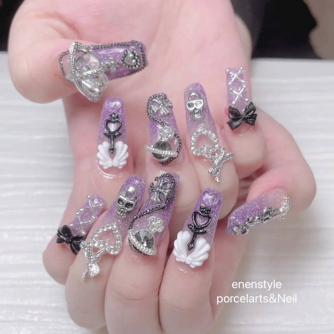 ネイル ハンドネイル 🐾enen style 🐾のネイルデザイン