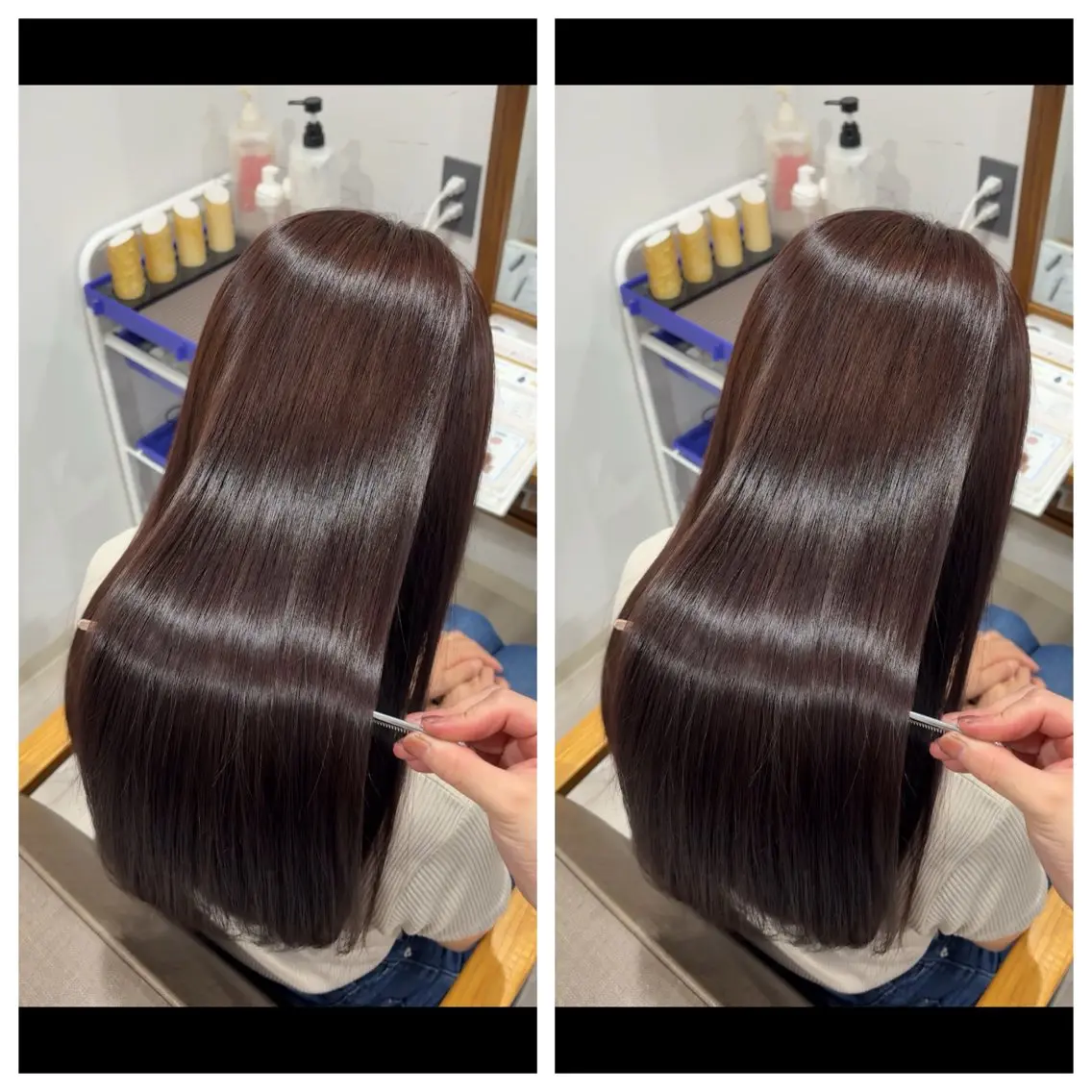 ロング カラー ロング 🫧おおにし みか🫧のヘアスタイル