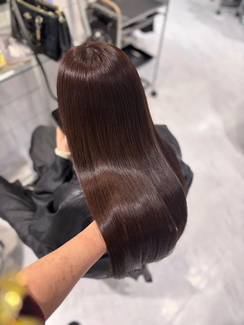 ロング カラー ブリーチ ダブルカラー ブリーチなしカラー トリートメント 淡めベージュ🤎ショ ート🤎Kiyokaのヘアスタイル
