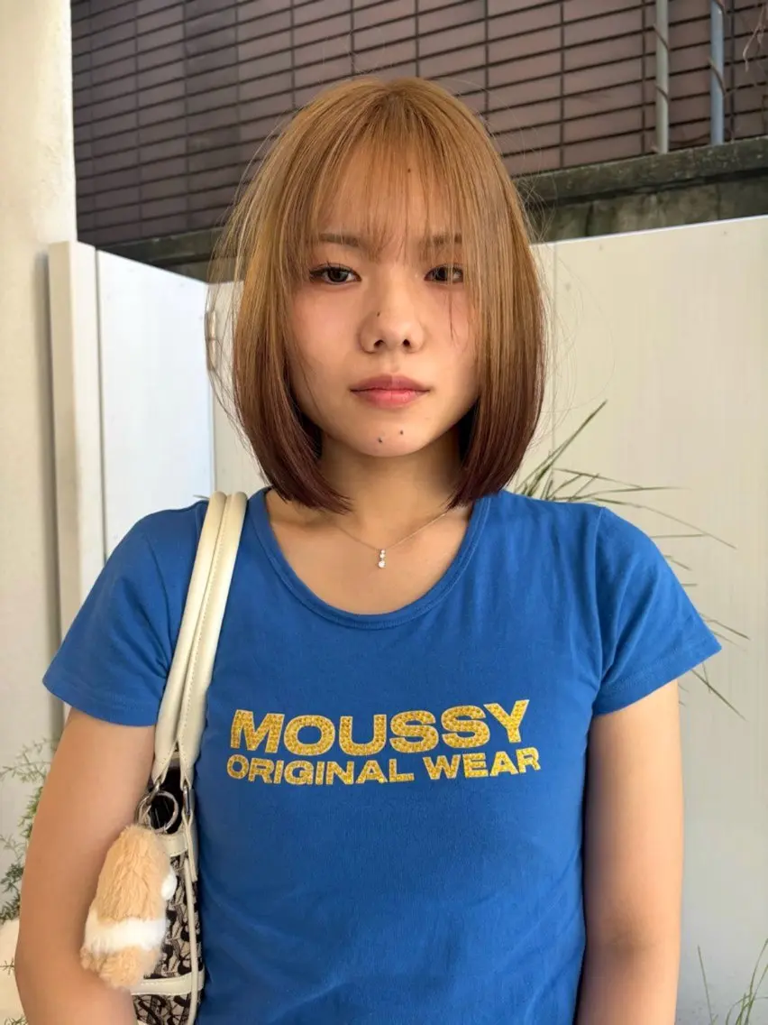 ミディアム カラー ベージュカラー ブラウンカラー ヘアカラー トリートメント ヘアセット ブリーチ🎵 エクステ/りりのヘアスタイル
