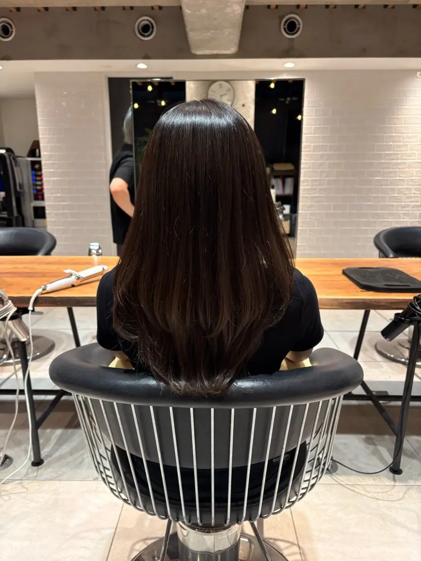 ロング レイヤーカット カット 髪質改善✨透明感 カラー/大木南美のヘアスタイル