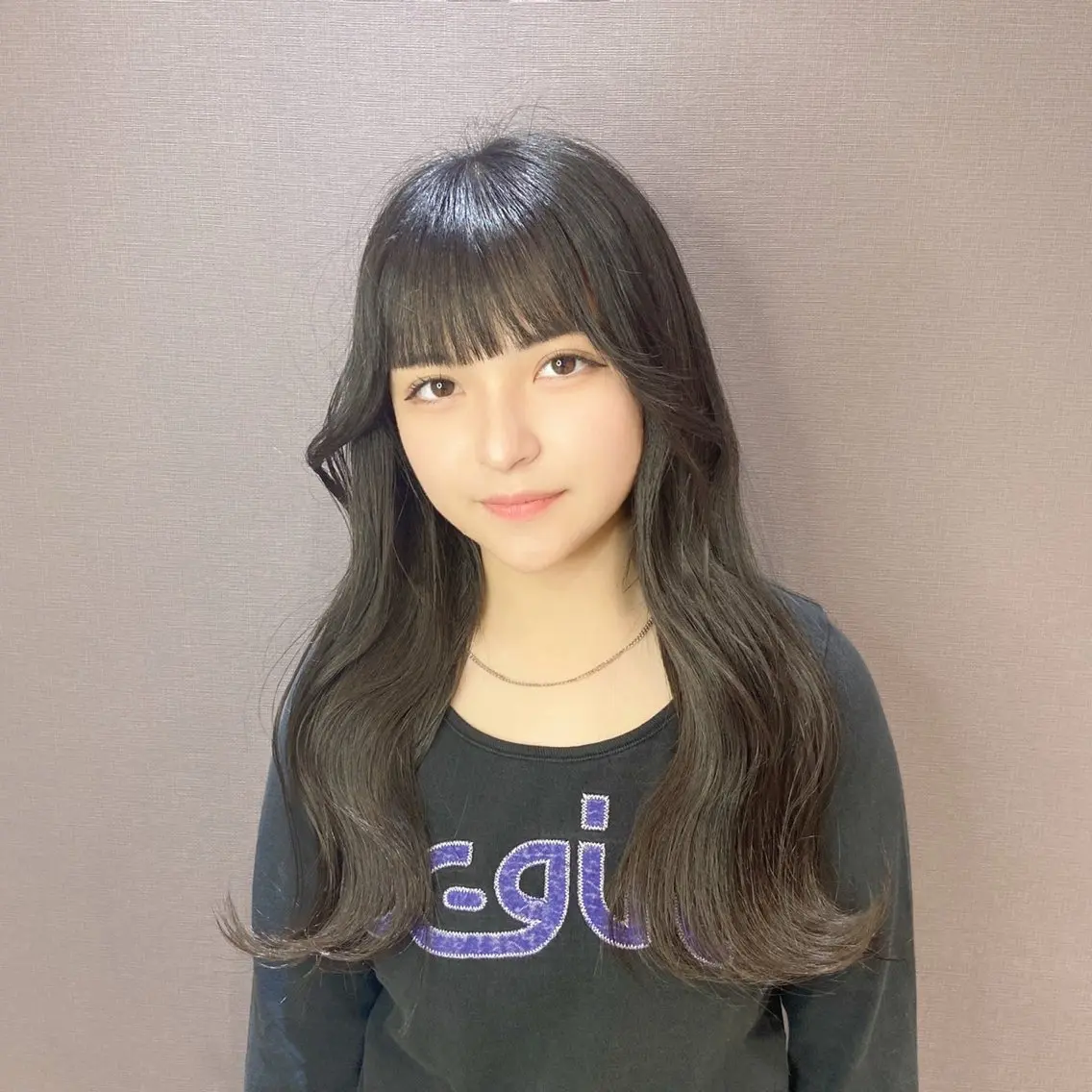 セミロング 盛田 望来のヘアスタイル