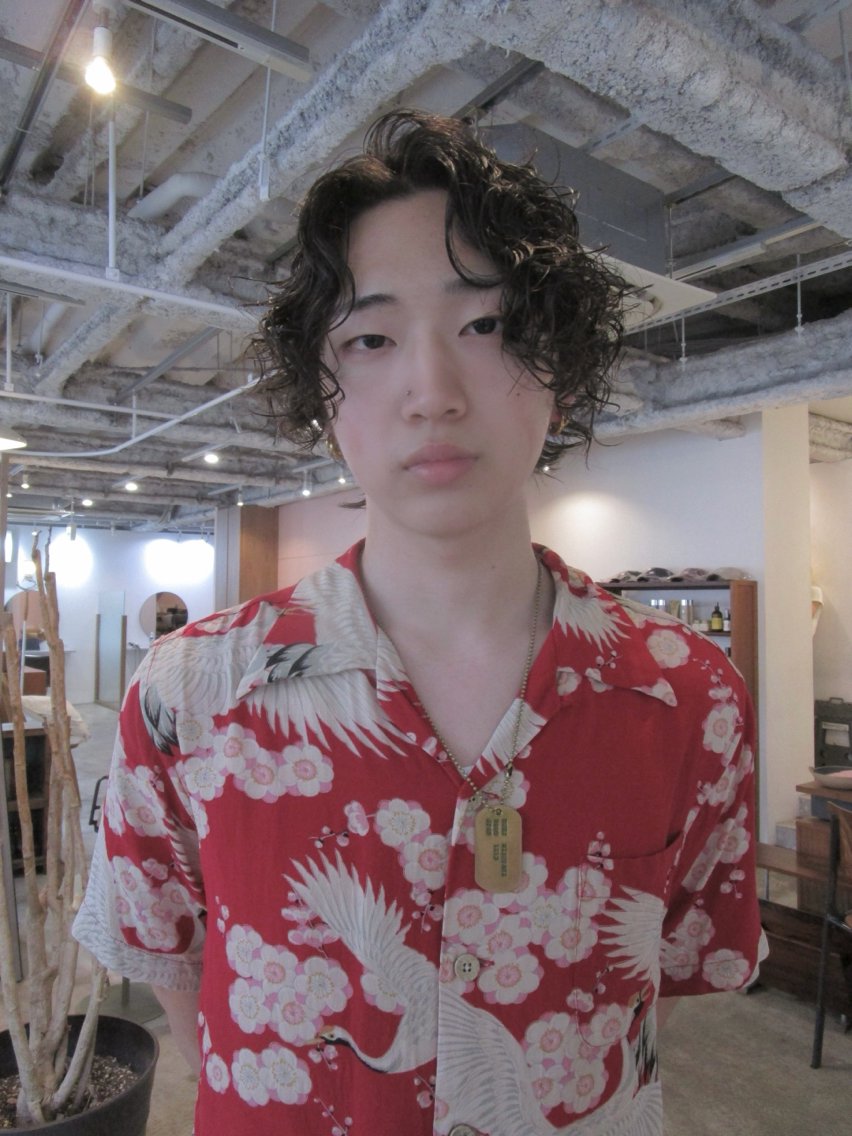 ミディアム パーマ ミディアムパーマ カット パーマ yu maのヘアスタイル