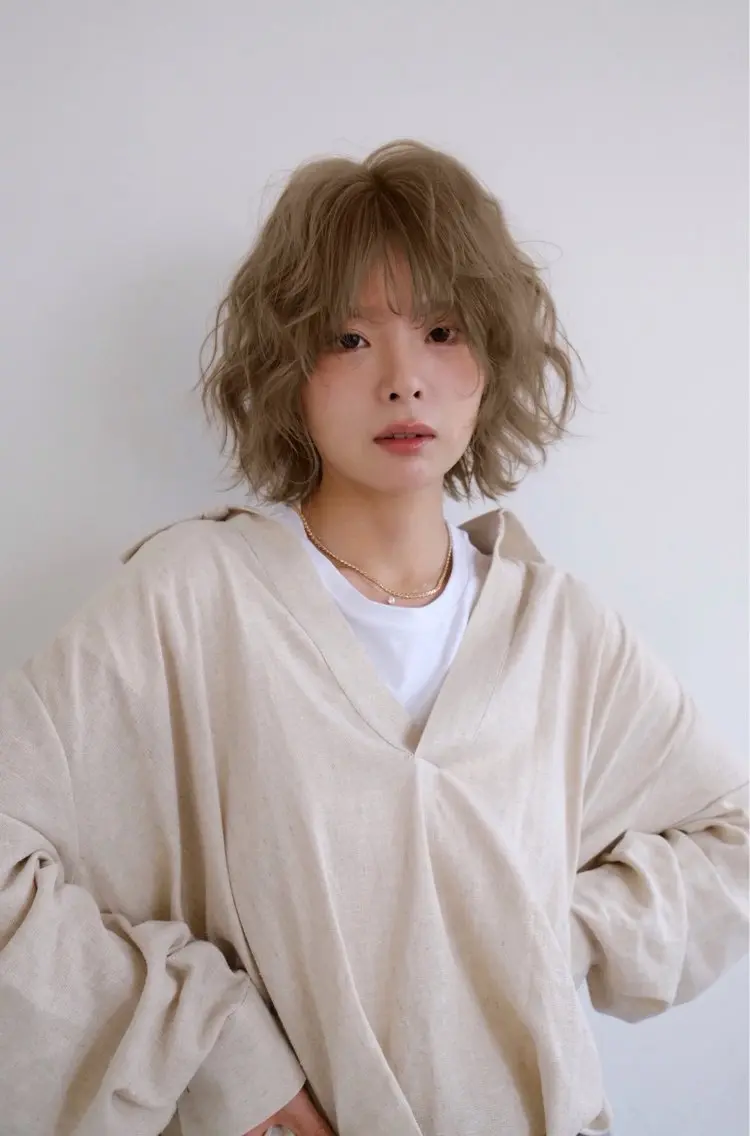 ショート カラー らん カラーモデル募集中のヘアスタイル