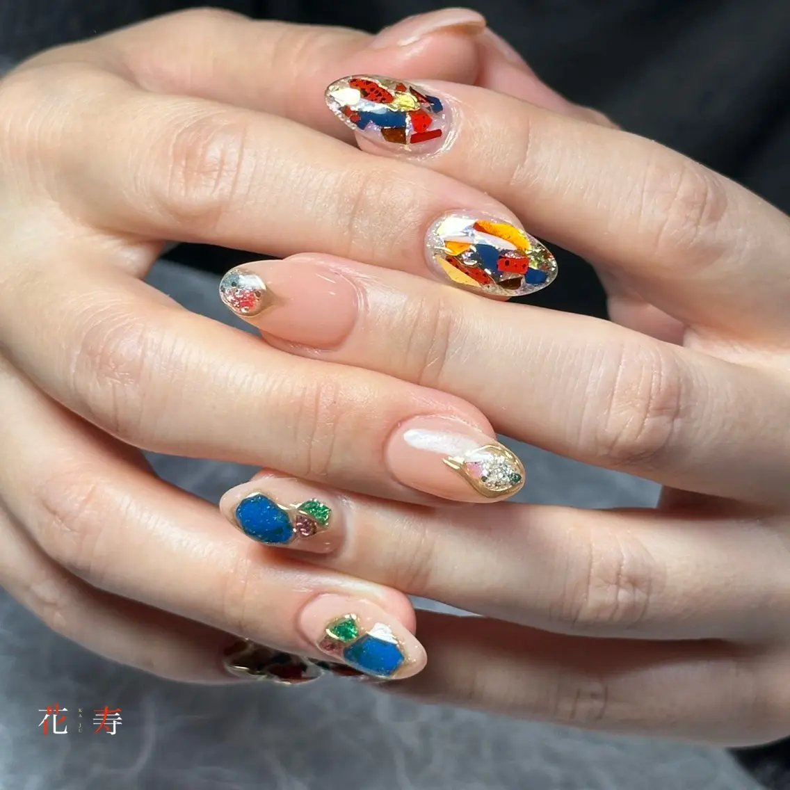 ネイル 持ち込み ハンドネイル 花寿-kaju- s.のネイルデザイン