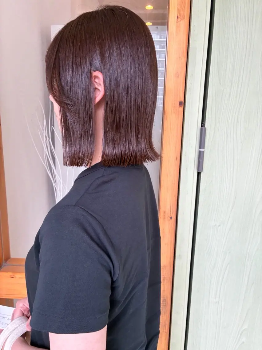 ショート カラー ヘアカラー 原 藍琉のヘアスタイル