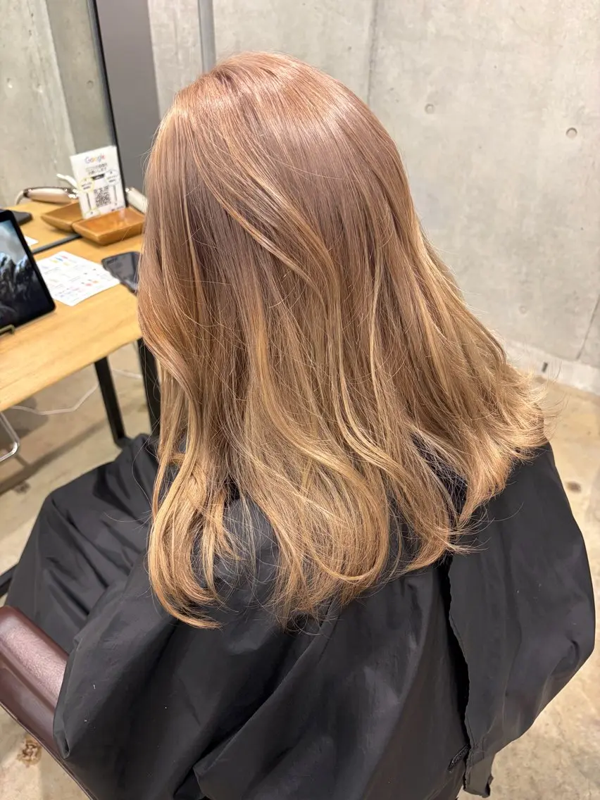 カラー ヘアカラー ️🩵LUFE ayano️🩵のヘアスタイル