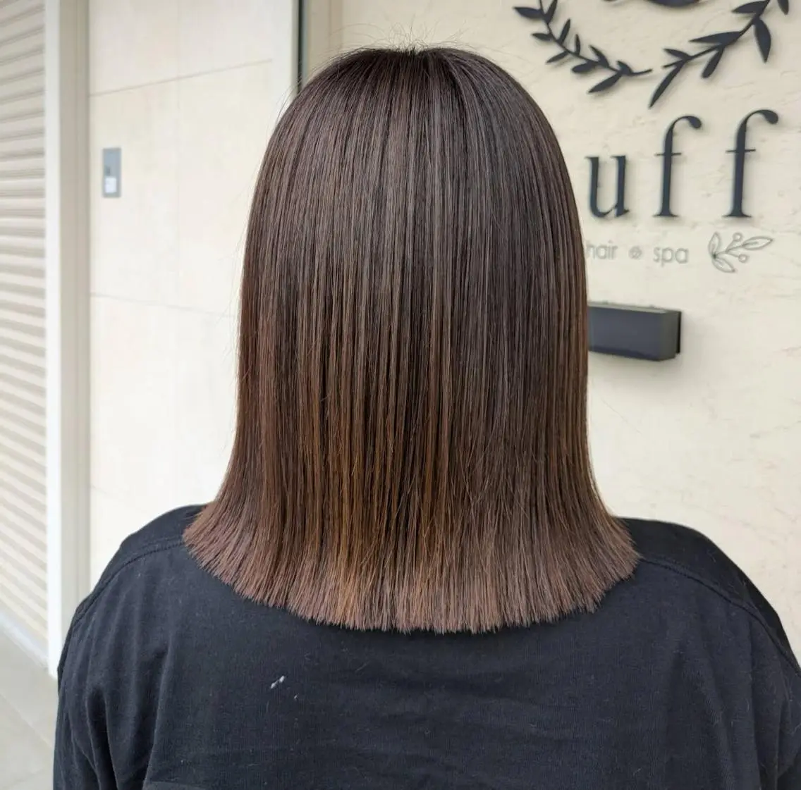 ミディアム カット 中谷　千鶴 ◎ブリーチカラー得意のヘアスタイル