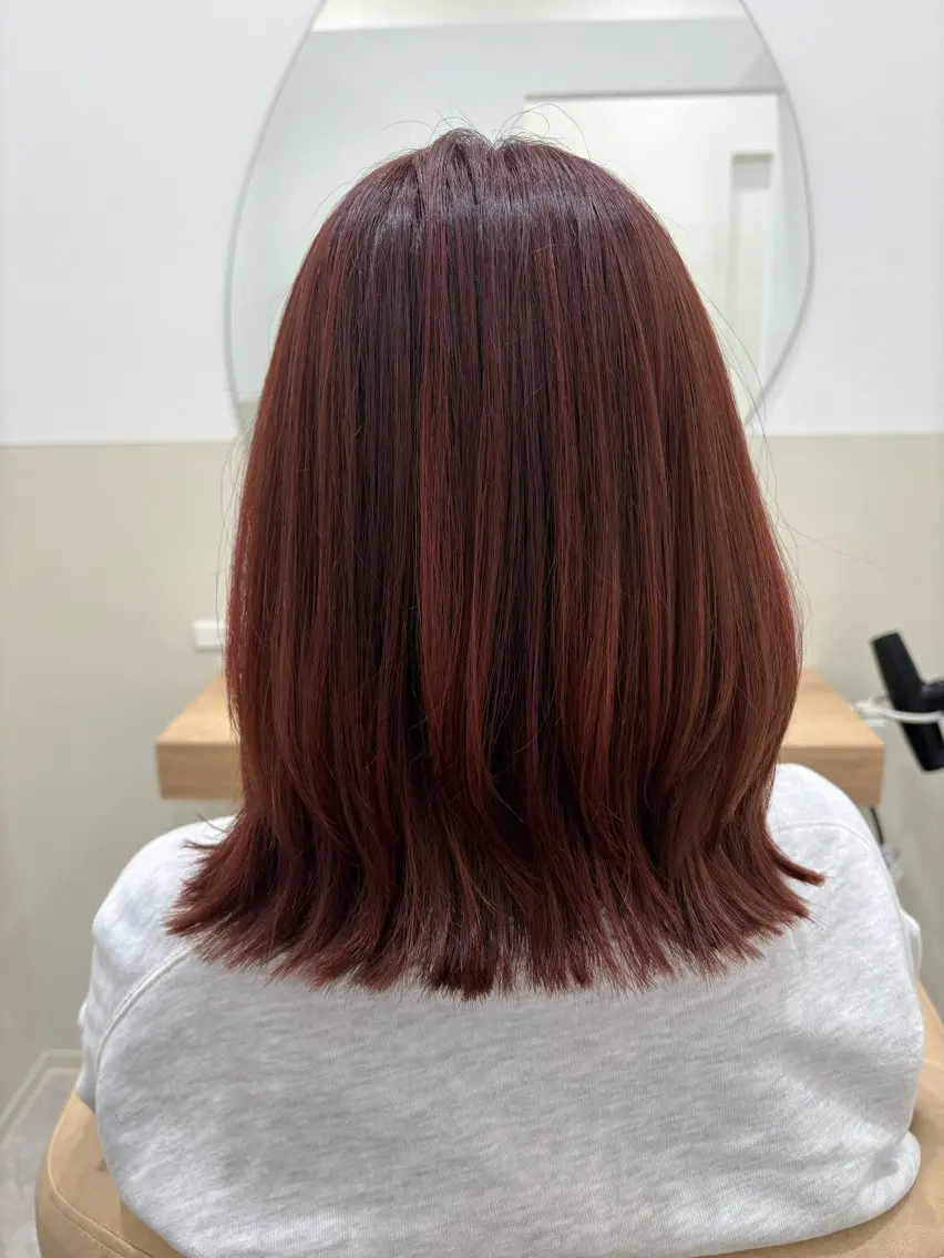 ミディアム カラー ヘアカラー トリートメント 髪質改善/透明感 ＊mayu＊のヘアスタイル