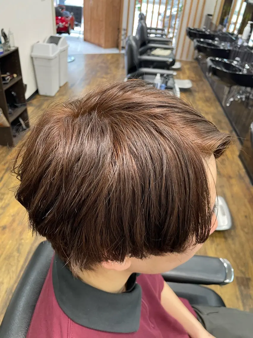ショート カラー メンズ Nakada Chikaのヘアスタイル