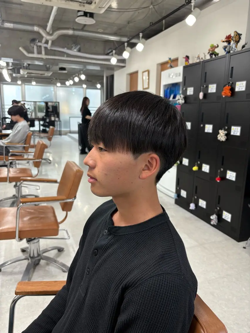 メンズ マッシュ 下北沢メンズパーマ 特化園田 楓莉のヘアスタイル