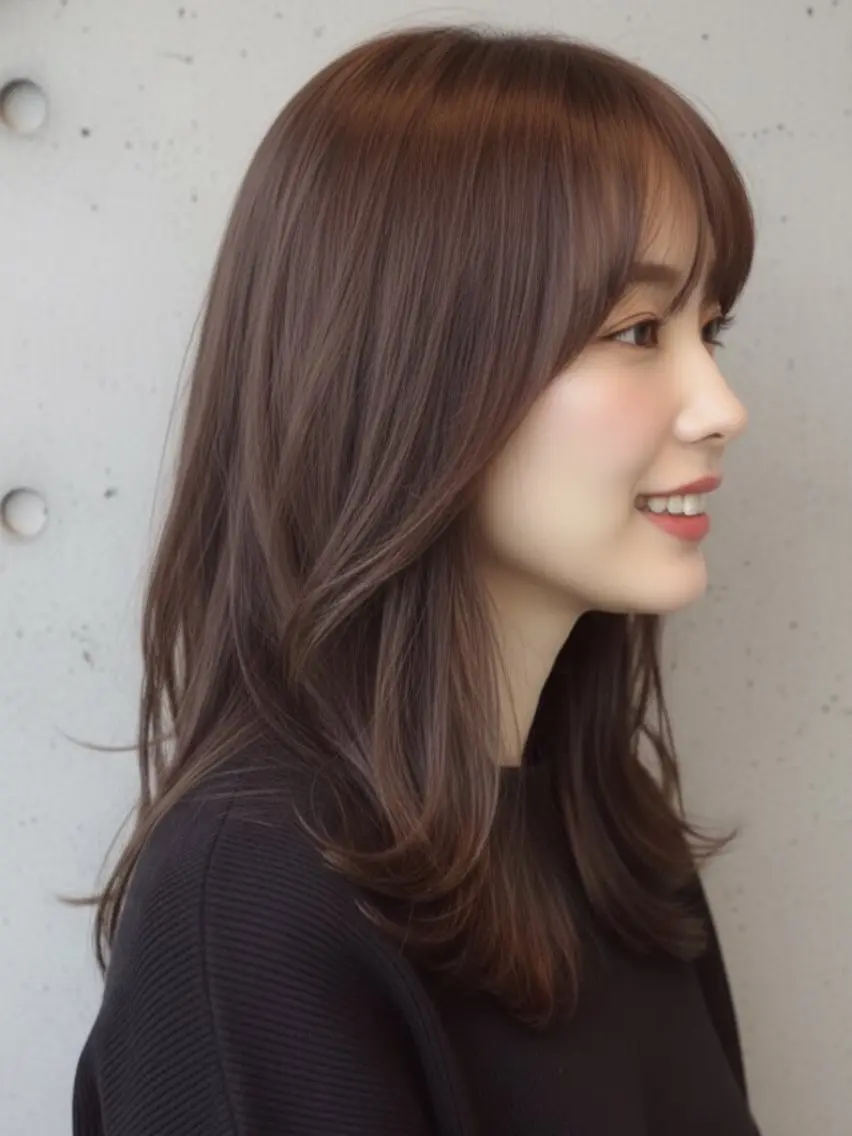カラー ヘアカラー 金城 奈菜のヘアスタイル