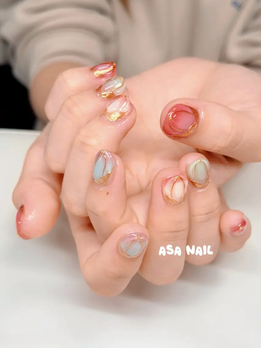 ネイル ハンドネイル Asa Nail 亀戸 平井のネイルデザイン