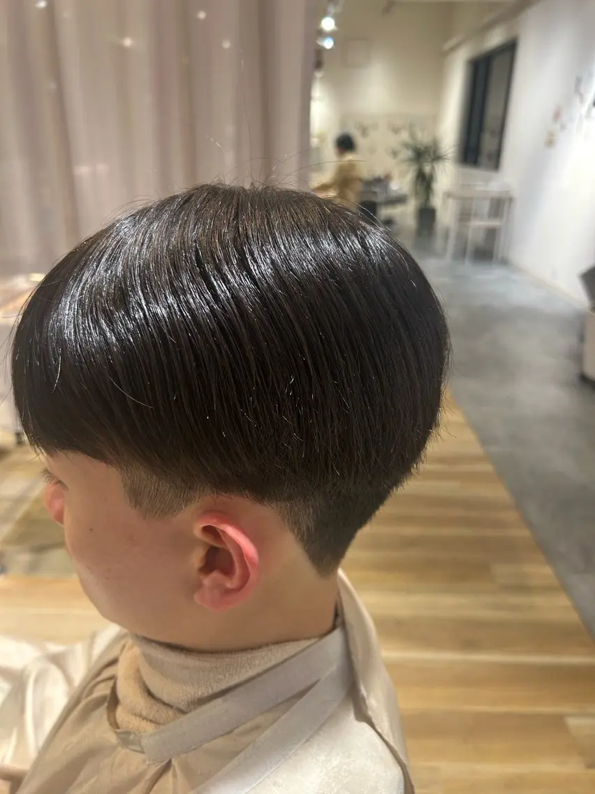 メンズ フジイイブキ 髪質改善カラーのヘアスタイル