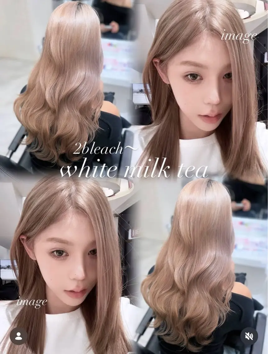 【 𝑻𝒓𝒊𝒑𝒍𝒆 𝒄𝒐𝒍𝒐𝒓🤍】2bleach + colorの写真