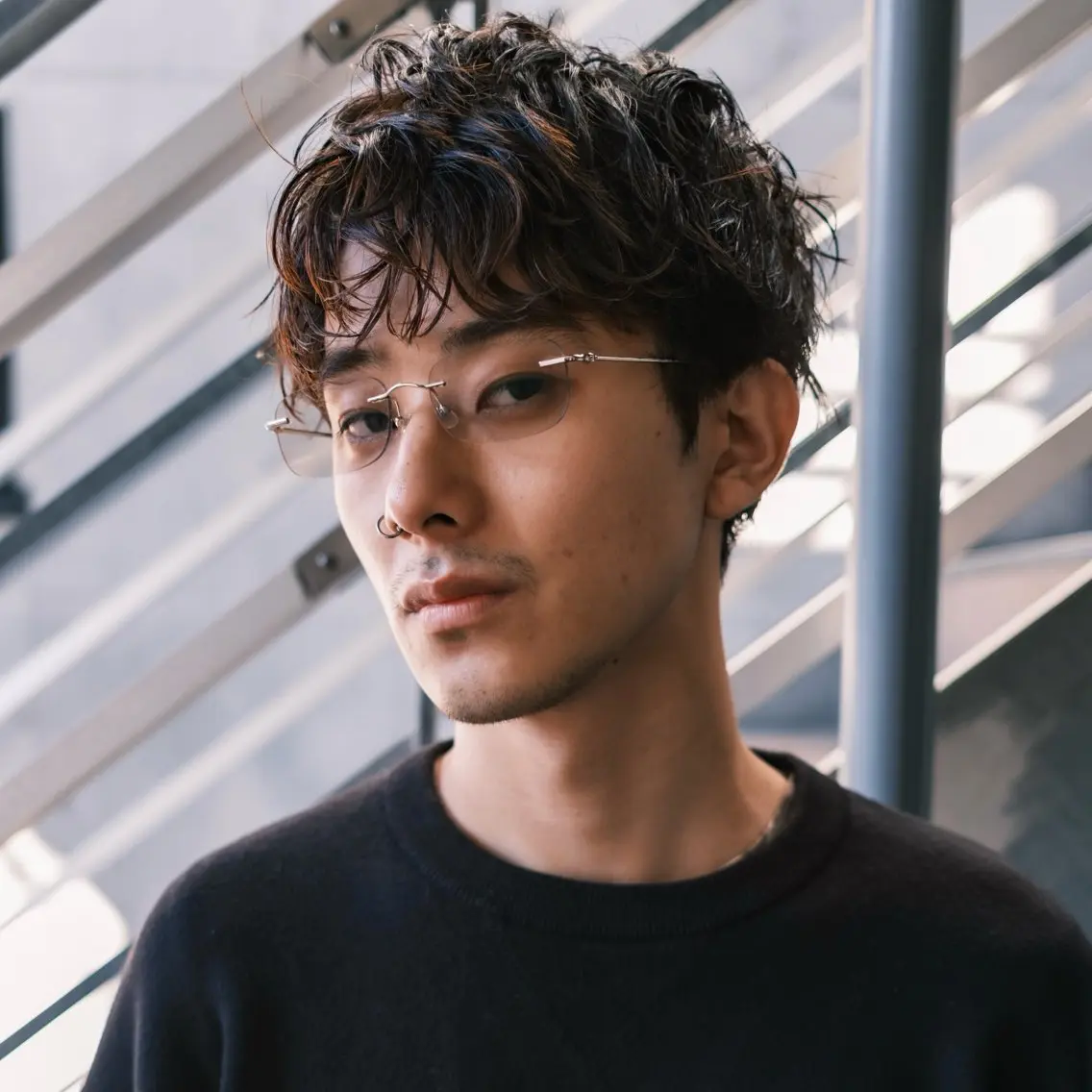 ショート カット パーマ 大人メンズヘア メンズパーマSHUNのヘアスタイル