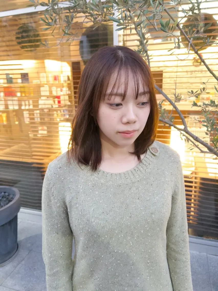 【minimo限定🤍】髪質改善プラチナストレートの写真